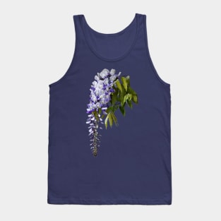 Wisteria - Wisteria and Leaves Tank Top